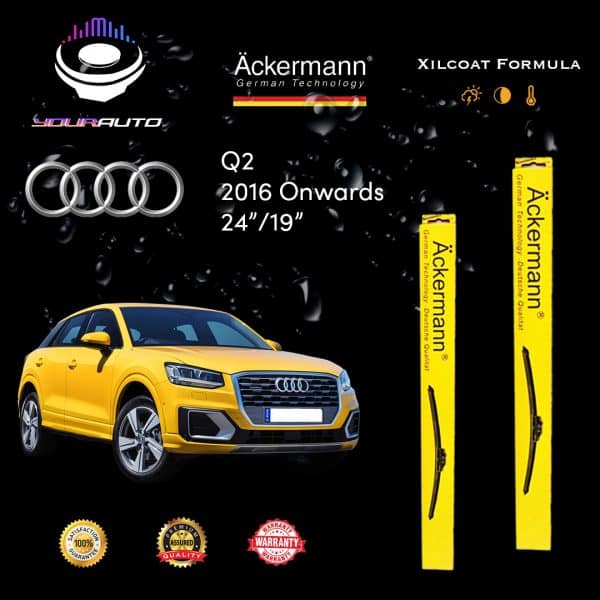 yourauto audi q2 (2016 onwards) pro range ackermann xilcoat wiper