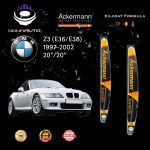 yourauto bmw z3 (e36 e38) (1997 2002 2018) flexi range ackermann xilcoat wiper