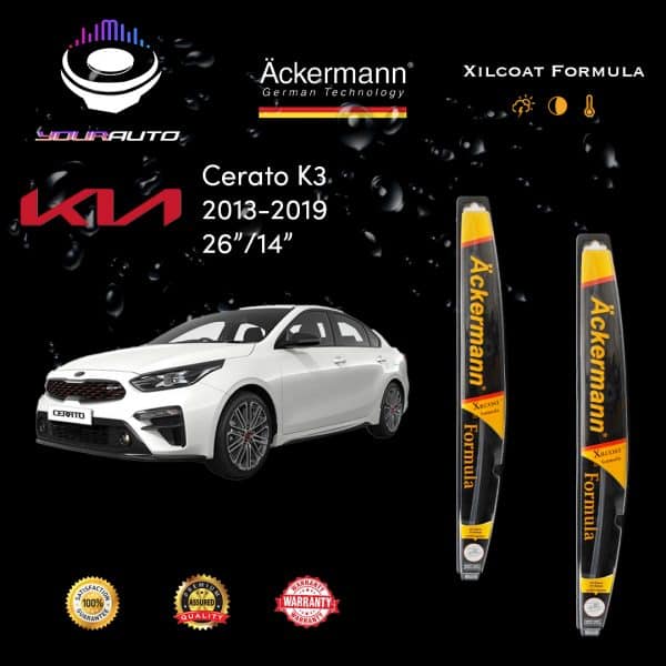 yourauto kia cerato k3 (2013 2019) flexi range ackermann xilcoat wiper
