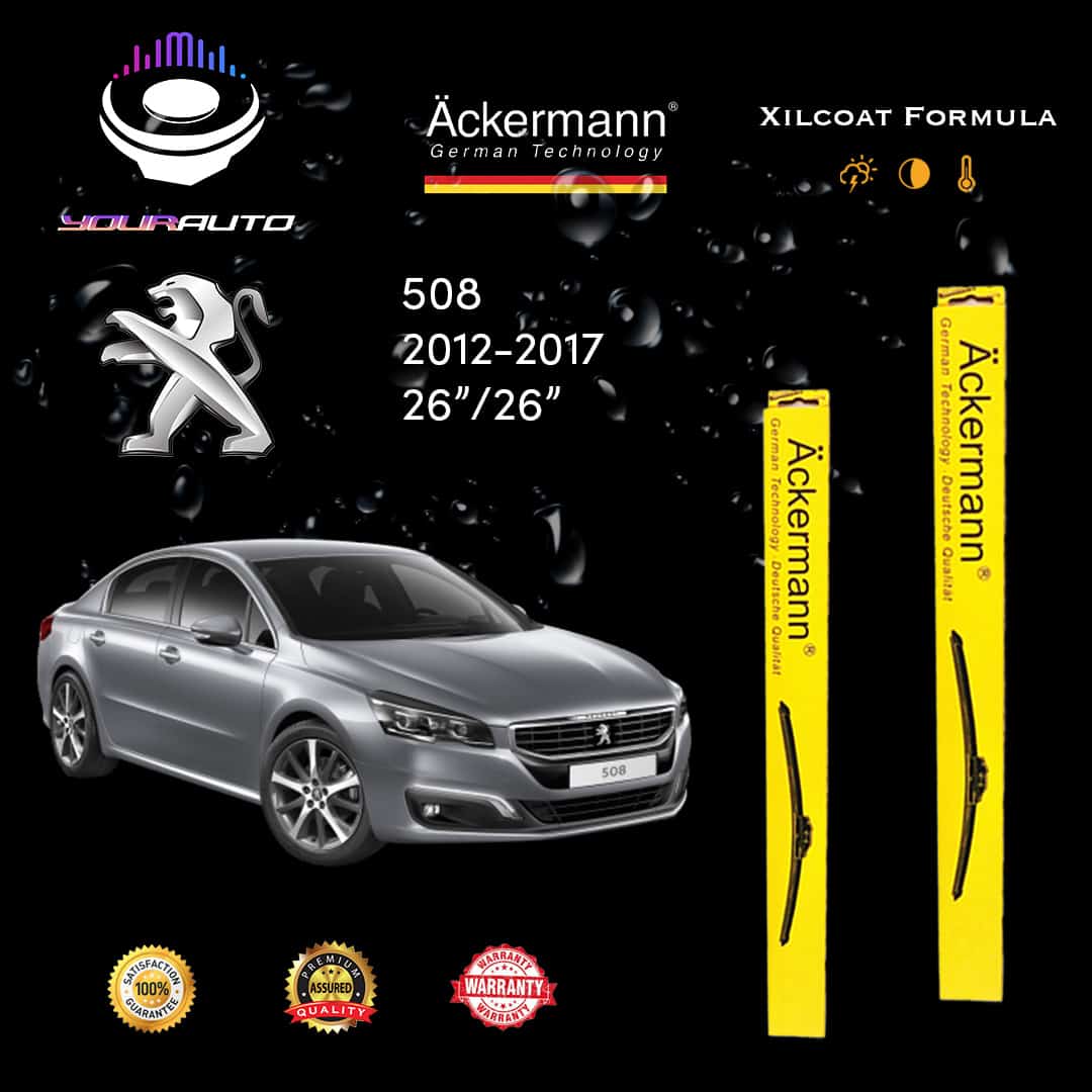 yourauto peugeot 508 (2012 2017) pro range ackermann xilcoat wiper